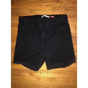 Celebrity Pink Women's Bermuda Shorts Size 20 Black Denim Stretchy Casual